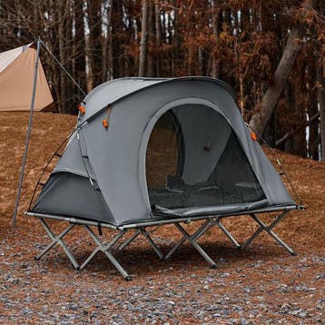 2dekans | SoBuy Kampeertent - OGS60-L-HG - 2-Persoons -, Caravans en Kamperen, Ophalen of Verzenden, Zo goed als nieuw