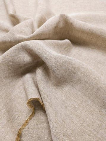 B519 - 550 x 155 cm - 100% puro lino tinto in filo - Textiel