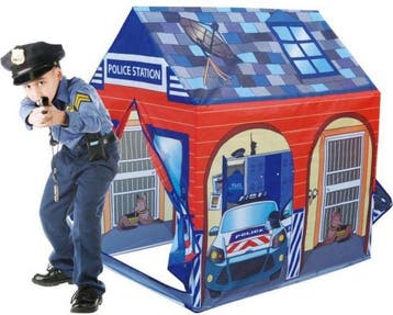 Speelhuis Kinderen Politie | Blauw/Rood | A-kwaliteit | B..., Ophalen of Verzenden, Nieuw, Kunststof