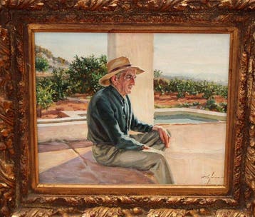 Francisco Valencia Soler (1936-2023) - Bajo la luz, Antiek en Kunst