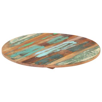 vidaXL Tafelblad rond 15-16 mm 50 cm massief gerecycled hout, Verzenden, Nieuw