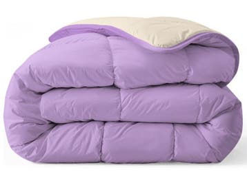 Veiling - Royalbed Lila & Sand Beach 140x200cm - Dekbed, Nieuw