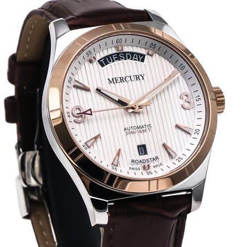 Mercury - Roadstar Automatic Swiss Watch - MEA493-SRL-1 -, Nieuw