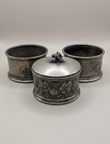 Brandimarte - Eetservies (4) - .900 zilver - 2, Antiek en Kunst