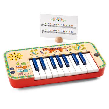 Djeco houten synthesizer animambo - van €60,99 voor €54,89, Ophalen of Verzenden, Nieuw