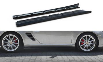 Zijskirts Porsche Boxster 987 Maxton Glans Zwart, Ophalen of Verzenden, Nieuw