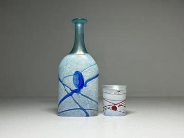 Kosta Boda - Bertil Vallien - Vaas (2) - Glas - Set van 2