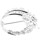 9 karaat abstracte broche, Ophalen of Verzenden, Gebruikt, Overige kleuren, Goud