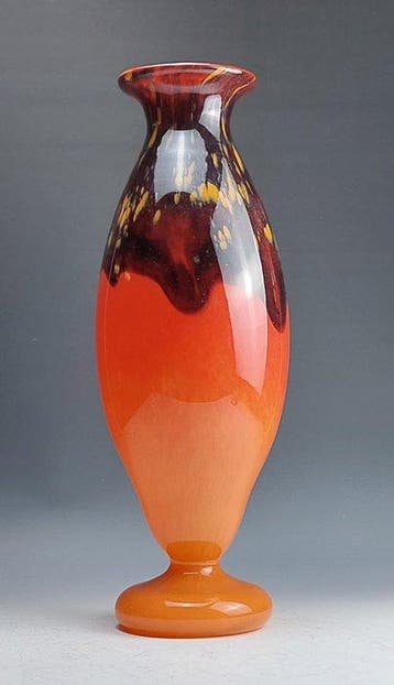 Le Verre Français - Charles Schneider - Vaas - Glas - Art