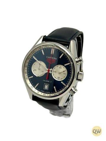 Tag Heuer Carrera Calibre 17 Limited Edition, Sieraden, Tassen en Uiterlijk, Horloges | Heren, Leer, Staal, Verzenden, Polshorloge