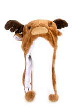 Muts Flappen Rendier Laplander met Oortjes Bruin Hert Bontmu, Ophalen of Verzenden, Nieuw