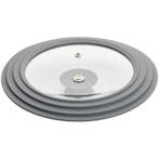 Florina universele glazen deksel met siliconen rand voor, Ophalen of Verzenden, Nieuw