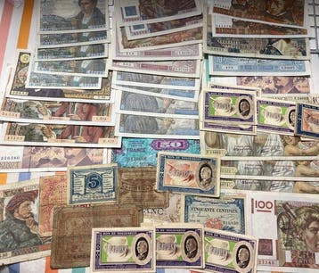 Frankrijk. - Various Dates - - 45 banknotes (Zonder