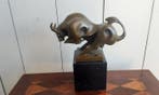 Beeld, Milo - 19 cm - brons marmer
