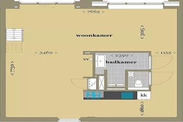 Studio Verspronckweg in Haarlem, 50 m² of meer, Haarlem