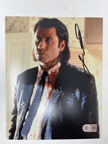 Pulp Fiction - Photograph (10x8) Signed by John Travolta -, Verzamelen, Nieuw