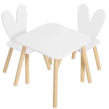 Kindertafel met 2 Stoelen – Activiteitentafel voor Leren en, Verzenden, Nieuw