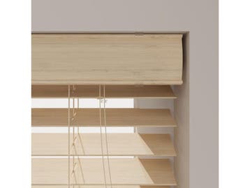 Radeco® Bamboe Houten Jaloezie - 50 mm - Licht Eiken - 75 x, Verzenden, Nieuw