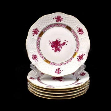 Herend - Dessertservies (6) - 516 Apponyi Chinese Bouquet