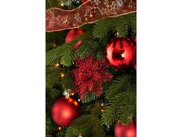 House of Seasons Kerstboom Decoratie Set - 100 stuks - Rood, Diversen, Verzenden, Nieuw
