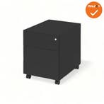 Ladeblok - 14N - 2 Lades - 62x42x58cm - Zwart (Ladeblokken), Werkplek, Ophalen of Verzenden, Nieuw zonder verpakking, Kast