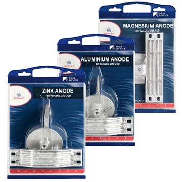 Anodekit ALUMINIUM Yamaha 200-250 Pk, Ophalen of Verzenden, Nieuw, Zeilboot of Motorboot