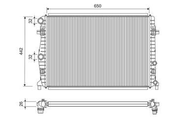 Radiateur o.a: Audi, Seat, Skoda - A3 Limousine (8YS), Ophalen of Verzenden, Nieuw, Seat