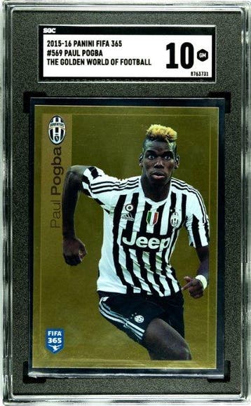 2015/16 Panini FIFA 365 Paul Pogba #569 Foil, Graded card -, Nieuw