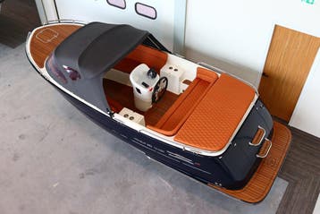 OVERJARIG: Primeur 620 Tender | Blauw/Wit + Suzuki 60 pk, Nieuw, Polyester, Benzine, Buitenboordmotor