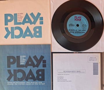 Bruce Springsteen, Andy Pratt - Play:Back - 7 Single,, Nieuw in verpakking