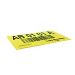 Lokas  -  Barcode Labels - Geel - Polyvinylchloride (PVC) -, Verzenden