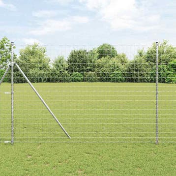 vidaXL Euro Hek 1,6 x 10 m PVC-gecoat ijzer, Verzenden, Nieuw, IJzer