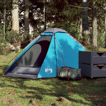 vidaXL Koepeltent 2-persoons waterdicht blauw, Verzenden, Nieuw, Tot en met 2