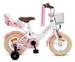 SJOEF Dolly Meisjesfiets 12 inch - 2-4 Jaar - Unicorn - Wit, Fietsen en Brommers, Fietsen | Kinderfietsjes, Verzenden, Nieuw, Minder dan 16 inch