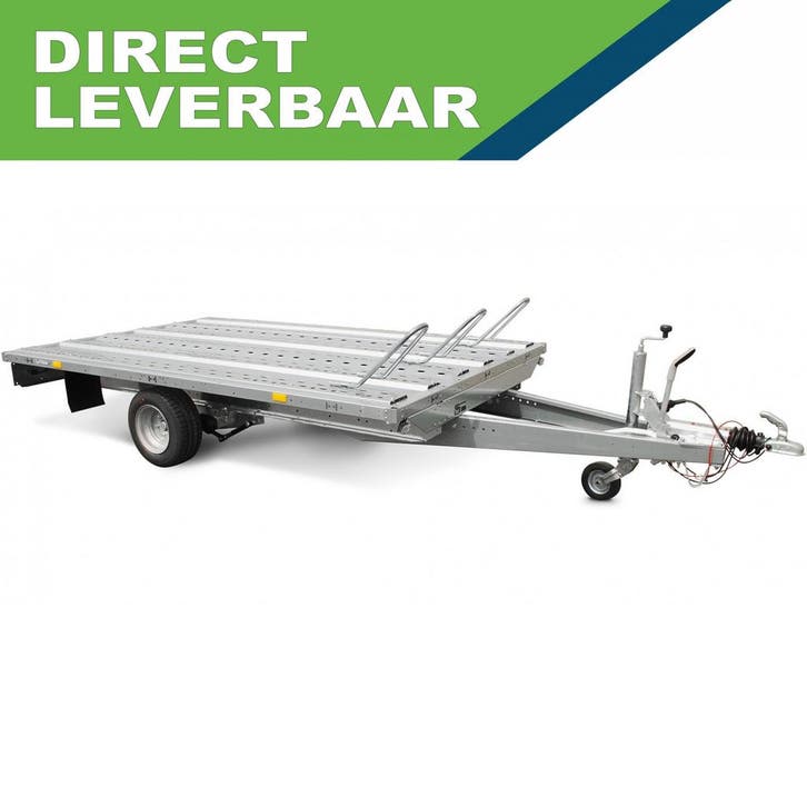 Motortrailer Stema SHM 251x183cm 1300kg geremd, Auto diversen, Aanhangers en Bagagewagens, Ophalen