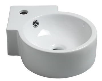 Atlas hoekfontein  440 x 275 x 120 mm wit, Verzenden, Nieuw