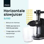2dekans | MOA Horizontale Slowjuicer - Voor Groente en Fruit, Ophalen of Verzenden, Zo goed als nieuw