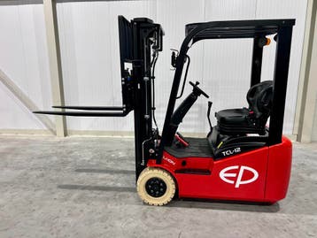 Heftruck | 1200 kg | 3-wiel | 4.5M Triplex Freelift | Li-ion, Heftruck, 1000 tot 2000 kg, Elektrisch, Verzenden