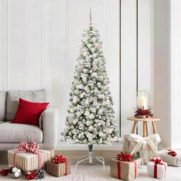 vidaXL Kunstmatige Inklapbare Kerstboom 300 LEDs Groen en, Diversen, Verzenden, Nieuw
