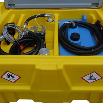Combitank mobiel voor 400 liter diesel en 50 liter AdBlue®, Verzenden