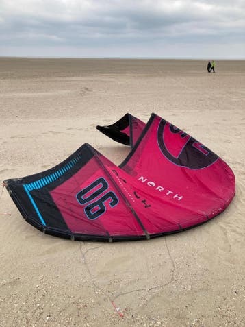 2025 North Reach Kite 6m, Watersport en Boten, Kitesurfen, Ophalen of Verzenden, Gebruikt, 6 m²