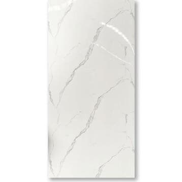 PVC Marmer Wit Glans Bianco Calacata 260x122x0,3cm, Nieuw
