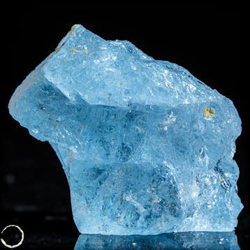 Natuurlijke aquamarijn ruwe kristal – Transparante blauwe