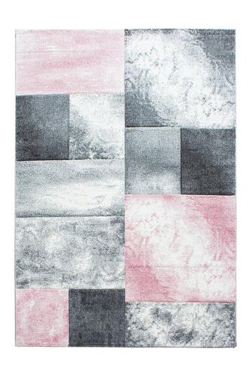 Modern Vloerkleed | Hawaii | Blokken | Roze | 120x170 cm, Verzenden, Nieuw