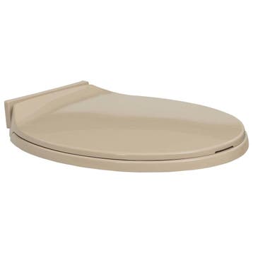 vidaXL Toiletbril soft-close ovaal beige, Verzenden, Nieuw