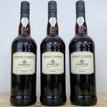 Cossart Gordon 10 Years Old Bual - Madeira DOC - 3 Flessen, Nieuw