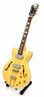 Miniatuur replica Epiphone Casino gitaar - The Beatles, Ophalen of Verzenden, Nieuw, Pop, Beeldje of Miniatuur