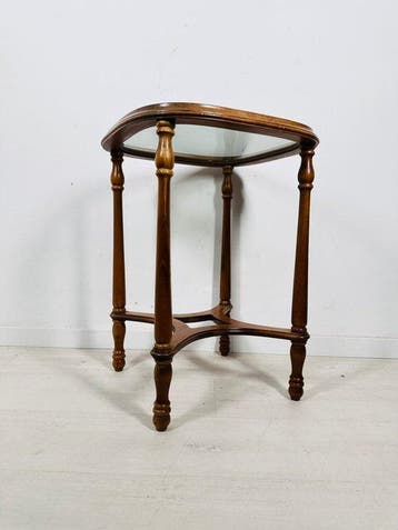 Salontafel - Italiaanse bijzettafel met glazen blad in