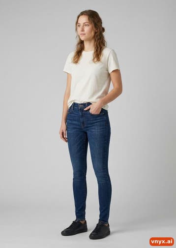 Levis Jeans Dames maat WW22 / L26 Blauw Vintage, Ophalen of Verzenden, Nieuw