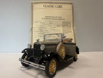 Danbury Mint 1:24 - Modelauto - 1931 Ford Model A Roadster, Nieuw